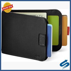 Slim Bifold Wallet with Money Clip, Holds 14 Cards & 30 Bills, Premium Leather